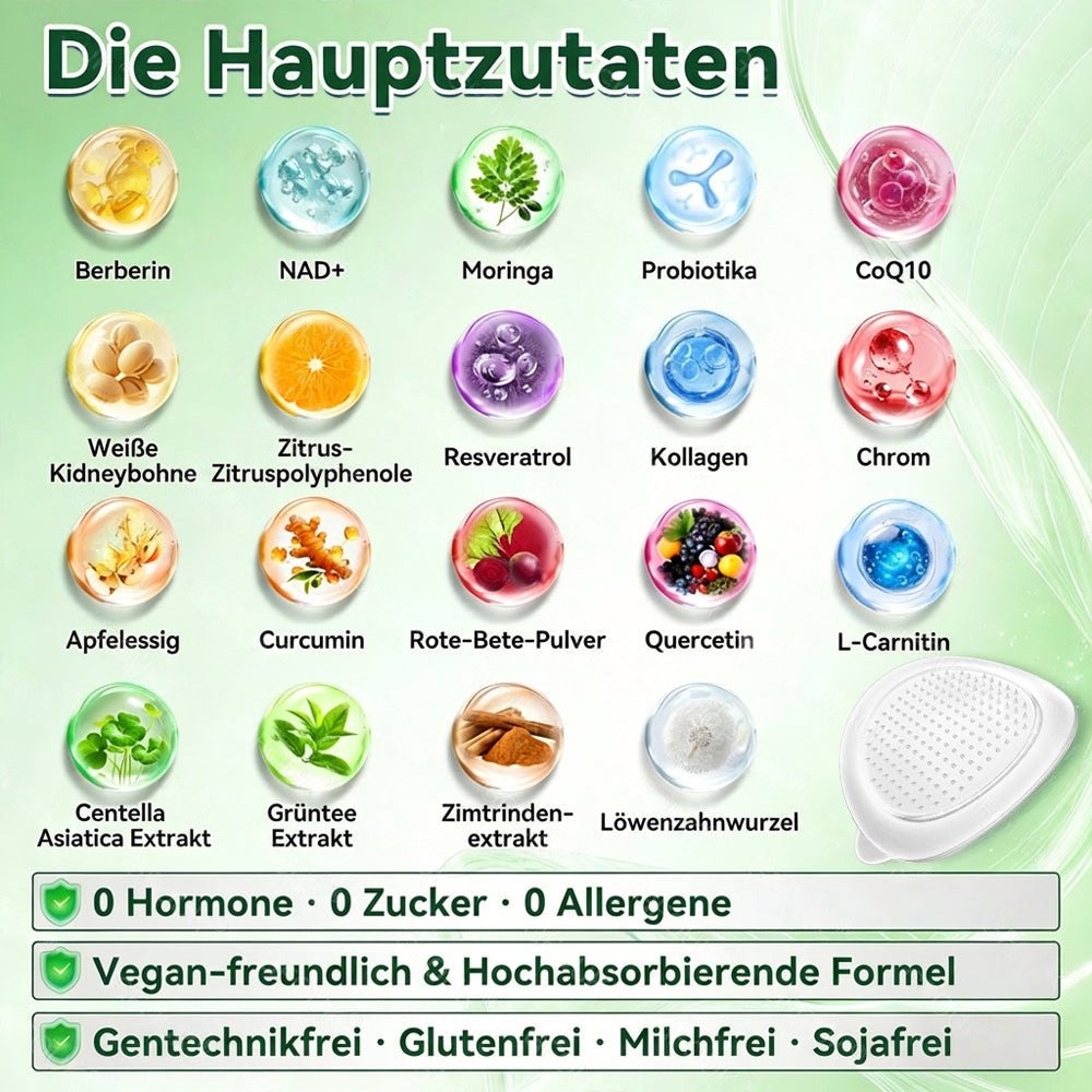 💖𝑶𝒏𝒍𝒊𝒏𝒆-𝑨𝒑𝒐𝒕𝒉𝒆𝒌𝒆💖丨Purelora® Moringa Berberinex NAD+ 10-in-1 Nano-Mikronadel-Patch (Nur einmal täglich, sichtbare Veränderungen in 7 Tagen) ✅ Für Übergewicht, lockere Haut, Diabetes, Schlafapnoe, Gelenkprobleme und mehr
