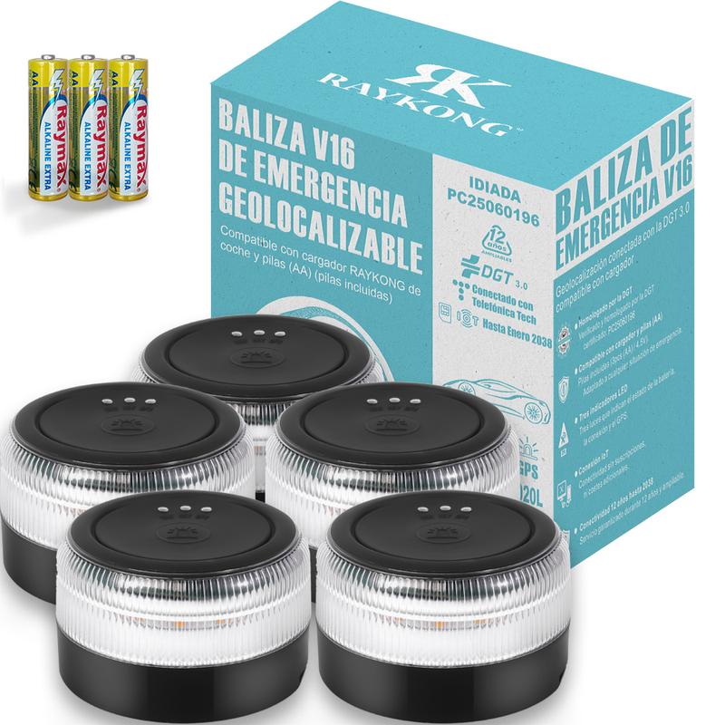 🔥Recomendación de la DGT🔥 Baliza de Emergencia V16 3.0 – Aprobada para 2026, Magnética IP54 y conforme a la normativa vigente