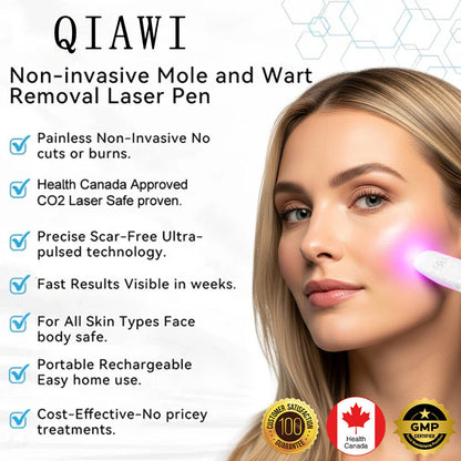 ✨✨✨✨✨QIAWI™ All-in-One CO₂ Laser Eraser Pen | Removes Moles, Warts, Skin Flaws & Pigmentation