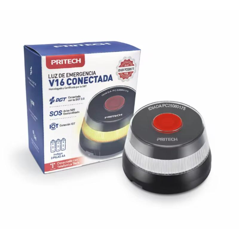 🔥🔥Recomendación de la DGT🔥 Baliza de Emergencia V16 3.0 – Aprobada para 2026, Magnética IP54 y conforme a la normativa vigente