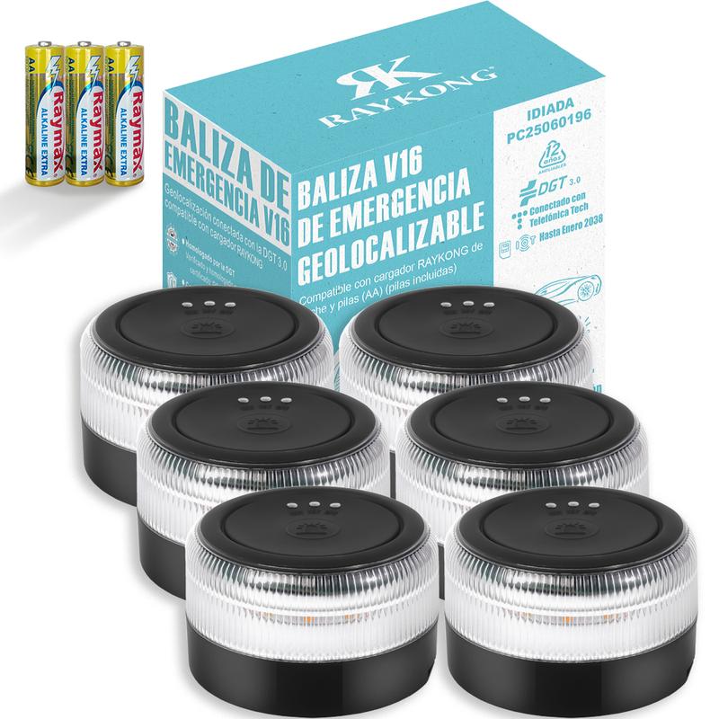 🔥Recomendación de la DGT🔥 Baliza de Emergencia V16 3.0 – Aprobada para 2026, Magnética IP54 y conforme a la normativa vigente