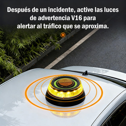 🔥🔥Recomendación de la DGT🔥 Baliza de Emergencia V16 3.0 – Aprobada para 2026, Magnética IP54 y conforme a la normativa vigente