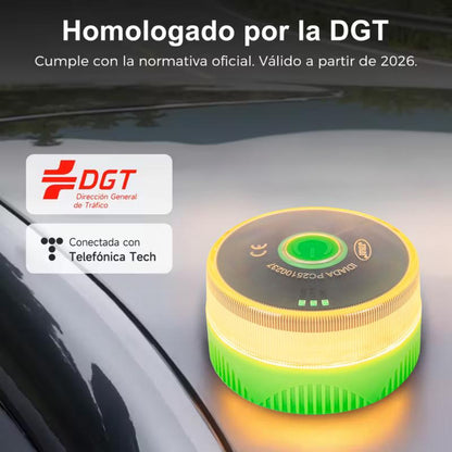 ⭐⭐Especial de Navidad: 80% DE DESCUENTO⭐⭐Baliza V16 | 2ª GENERACION Geolocalización DGT 3.0 | Luz Emergencia Coche Homologado DGT | SIM y Datos Pagados hasta 2038